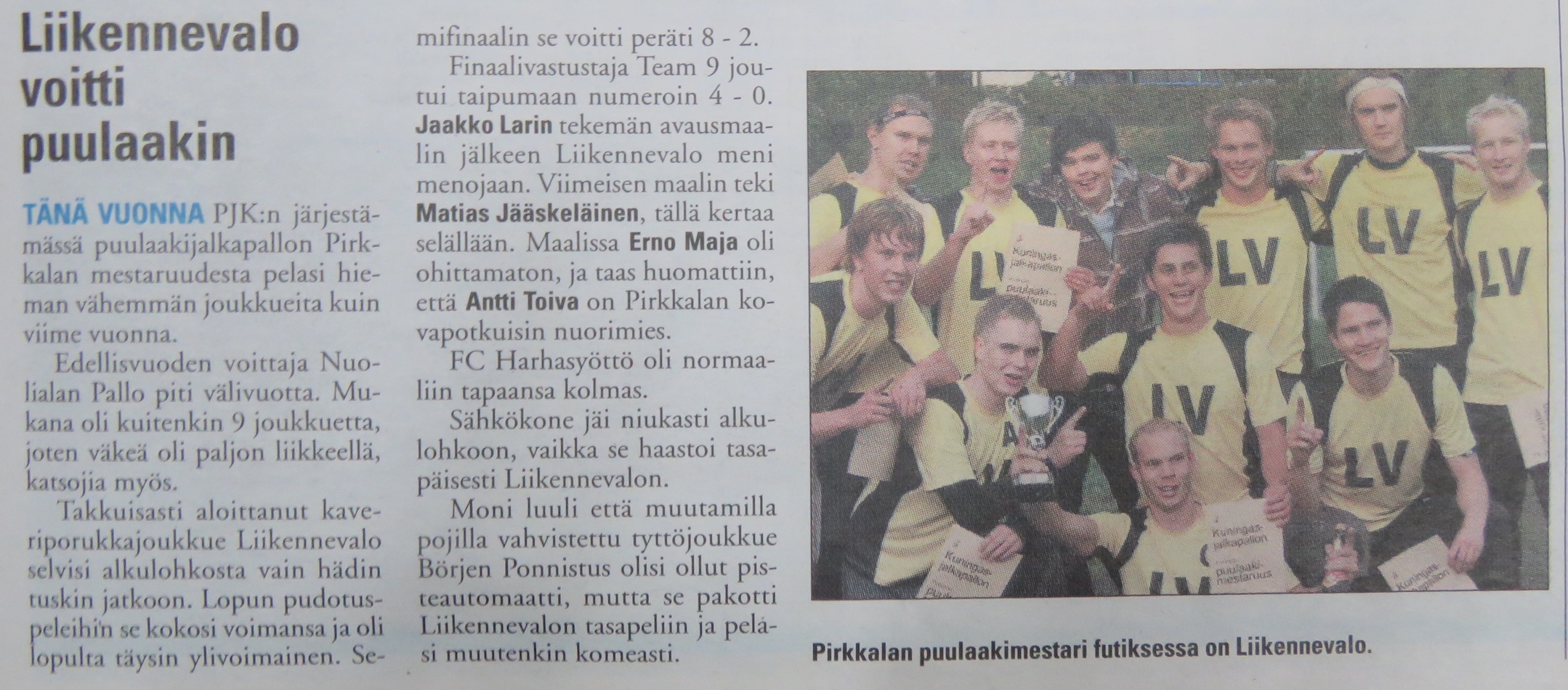 Turnausraportti Pirkkalaisessa 29.09. 2010